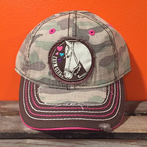 Farm Girl Other - Farm Girl Infant/Toddler Camo Horse Cap